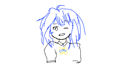 黄色领结美少女
